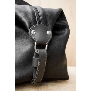 BAGAGE CUIR NOIR | Grand Baroudeur 