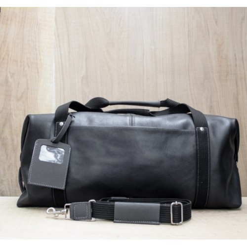 BAGAGE CUIR NOIR | Grand Baroudeur 