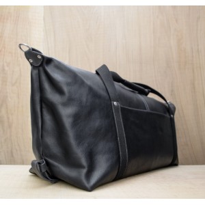 BAGAGE CUIR NOIR | Grand Baroudeur 