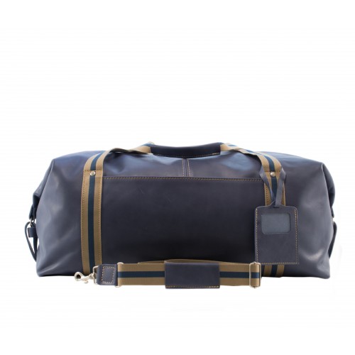 BAGAGE CUIR BLEU I Grand Baroudeur 