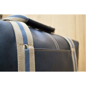 BAGAGE CUIR BLEU | Baroudeur Airport