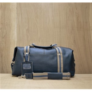 BAGAGE CUIR BLEU | Baroudeur Airport