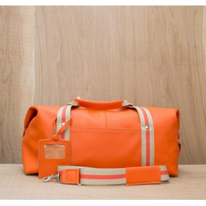 BAGAGE CUIR ORANGE | Baroudeur Airport