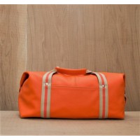 BAGAGE CUIR ORANGE | Baroudeur Airport