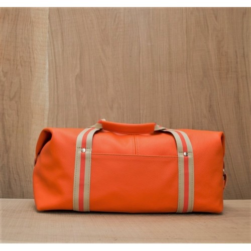 BAGAGE CUIR ORANGE | Baroudeur Airport