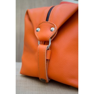 BAGAGE CUIR ORANGE | Baroudeur Airport