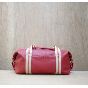 BAGAGE CUIR ROUGE | Baroudeur Urbain