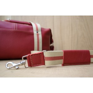 BAGAGE CUIR ROUGE | Baroudeur Urbain