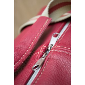 BAGAGE CUIR ROUGE | Baroudeur Urbain