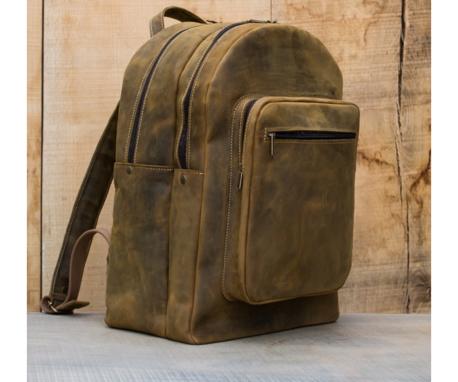 SAC A DOS CUIR & TERRE | Made In France