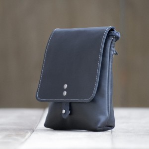 POCHETTE CUIR NOIR | Montsouris