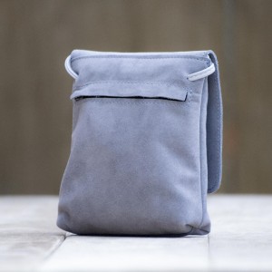 POCHETTE CUIR GRIS | Montsouris