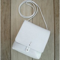 POCHETTE CUIR ARGENT | Montsouris