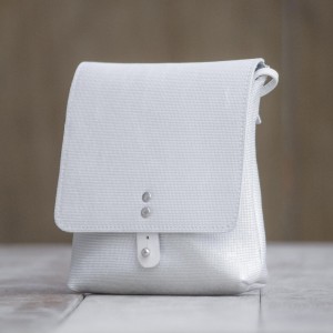 POCHETTE CUIR ARGENT | Montsouris