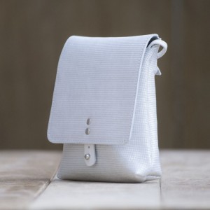 POCHETTE CUIR ARGENT | Montsouris