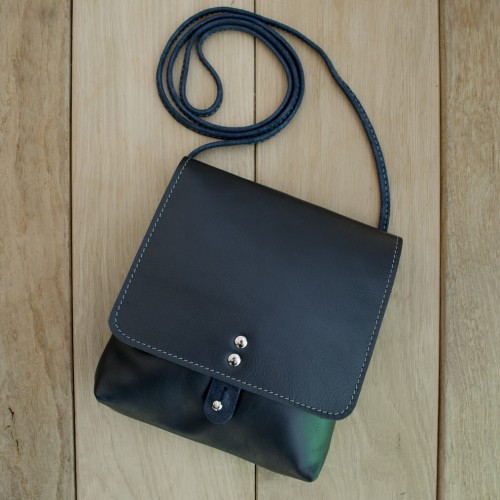 POCHETTE CUIR NOIR | Montsouris