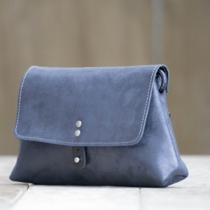 POCHETTE CUIR BLEU | Cocktail