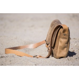 BESACE  CUIR TAN | Estafette 