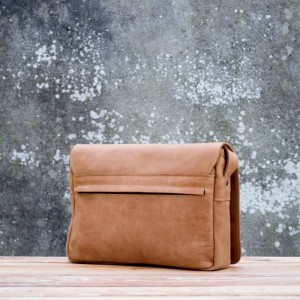 BESACE CUIR TAN| Chardonnay