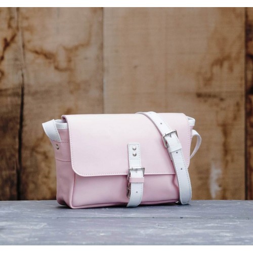 SAC cuir ROSE  | Petit messager 