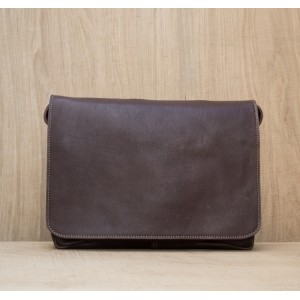 BESACE CUIR BRUN | MUSETTE