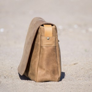 BESACE CUIR TAN | MUSETTE