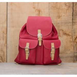 SAC A DOS CUIR ROUGE | Mont-Blanc