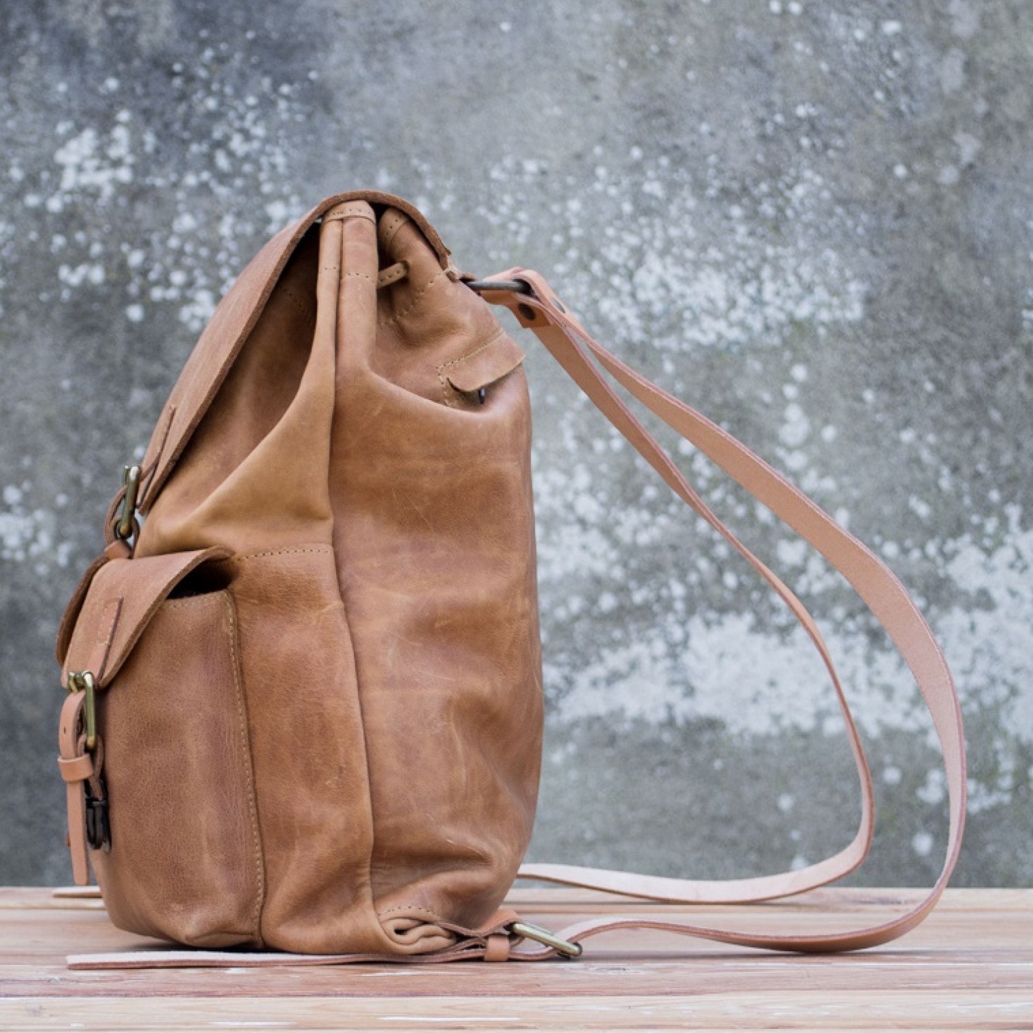 Sac à dos en cuir pour femme, Made in France 🇫🇷