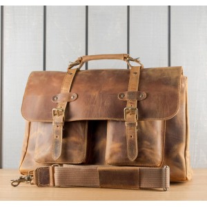 BAGAGE CUIR TAN| St Exupéry 