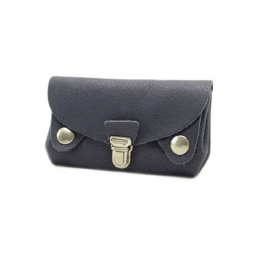 PORTE-MONNAIE CUIR bleu marine | Rétro PORTE-MONNAIE CUIR bleu marine | Rétro