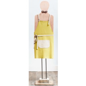 TABLIER CUIR BISTROT | PISTACHE